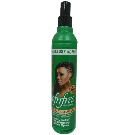 Sofn'Free Black Castor Oil Anti-Dandruff Moisturising Braid Spray