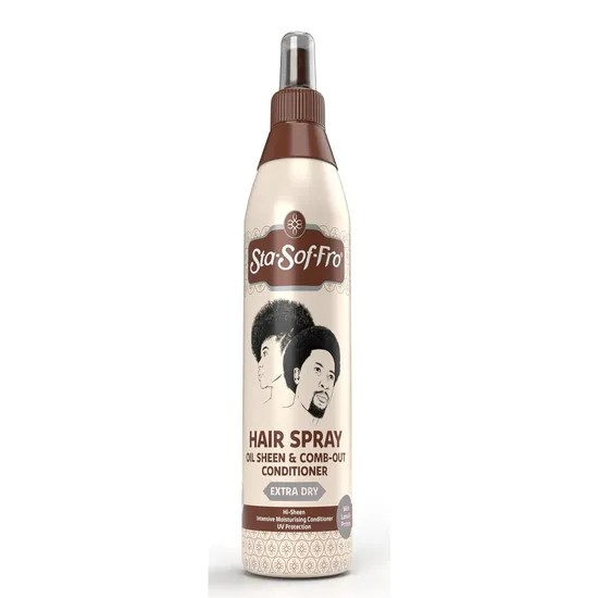 Sta-Sof-Fro Oil Sheen & Comb-Out Conditioner Hairspray Extra Dry