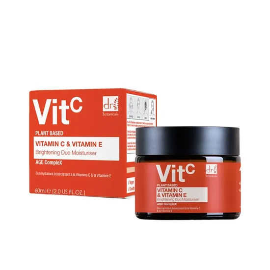 Dr Botanicals Vitamin C 1% & Vitamin E Brightening Duo Moisturiser