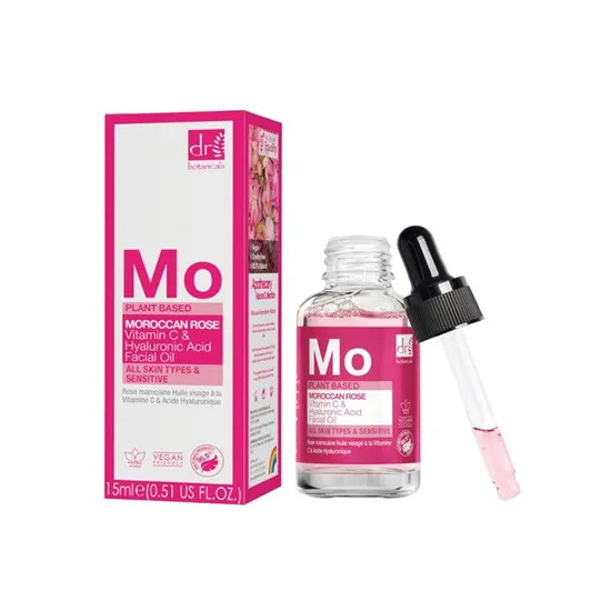 Dr Botanicals Moroccan Rose Vitamin C & Hyaluronic Acid Facial Oil