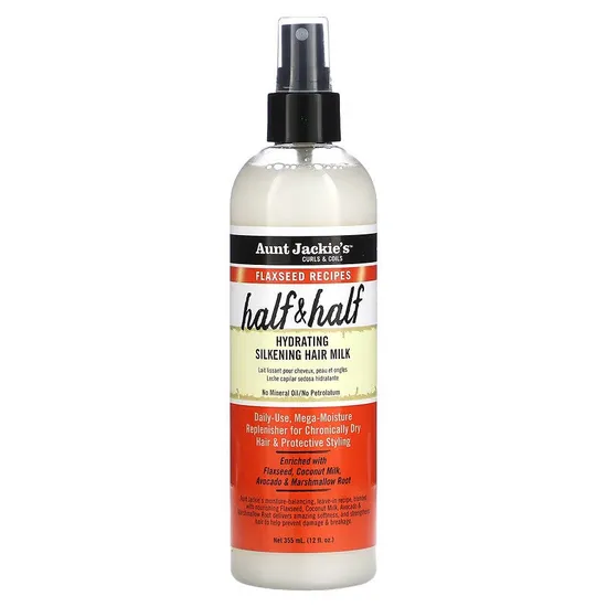 Aunt Jackie's Half & Half Hydrating Silkening Hair Milk