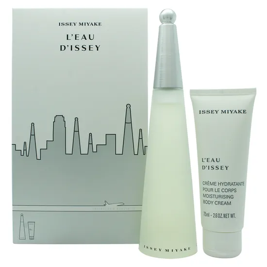 Issey Miyake L'Eau D'Issey Gift Set 100ml Eau De Toilette + 75ml Body Lotion