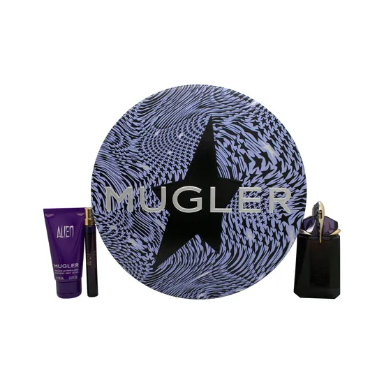 Mugler Alien Gift Set 60ml Eau De Parfum + 10ml Eau De Parfum + 50ml Body Lotion