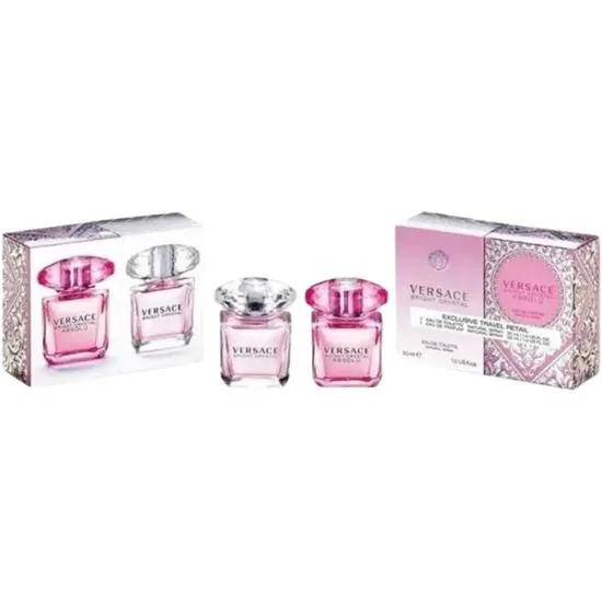 Versace Gift Set 30ml Bright Crystal Eau De Toilette + 30ml Bright Crystal Absolu Eau De Parfum