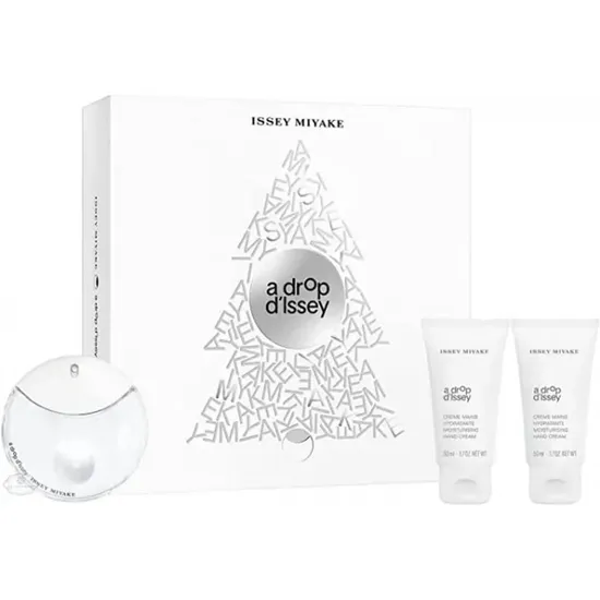 Issey Miyake A Drop d'Issey Gift Set 50ml Eau De Parfum + Hand Cream