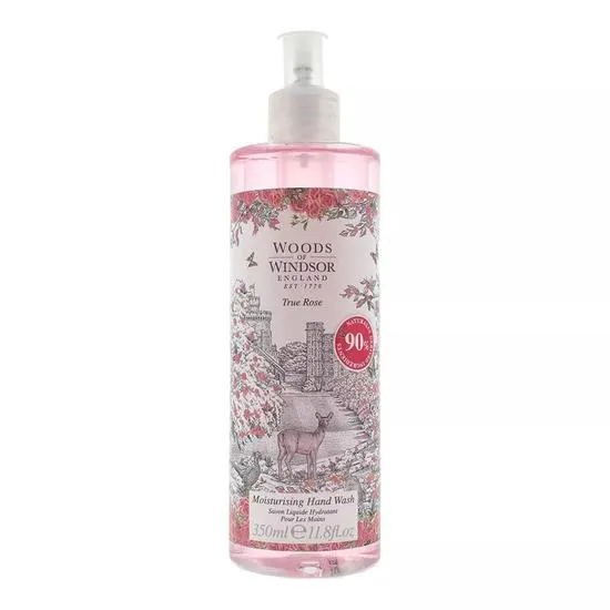 Woods of Windsor True Rose Moisturising Hand Wash 350ml - Image 6