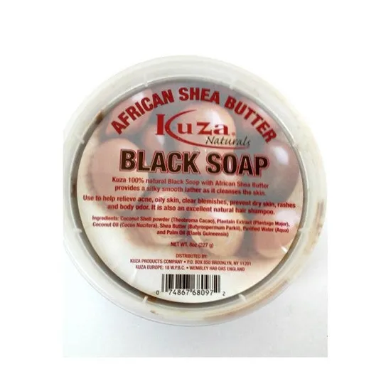 Kuza African Shea Butter Black Soap
