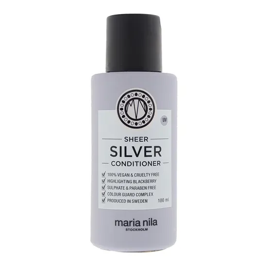 Maria Nila Sheer Silver Conditioner 100ml- no yellow conditioner - Image 3