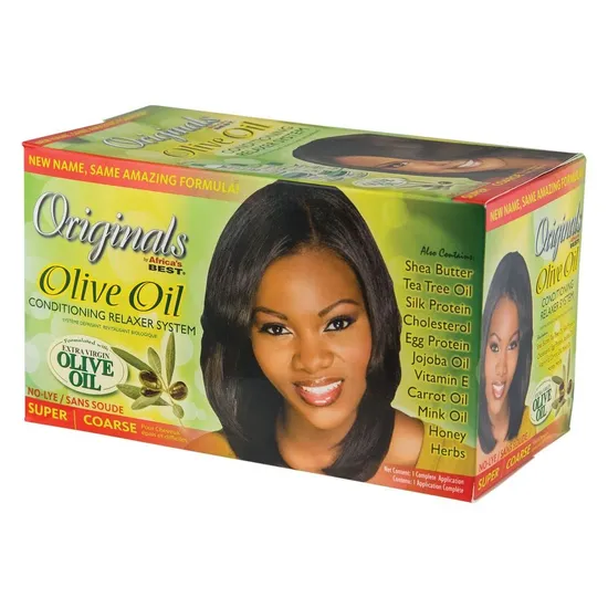 Africa's Best Africas Best Organics Olive Oil No Lye Conditioning Relaxer
