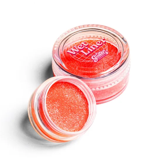Glisten Cosmetics Shrimp Electric Coral Metallic Wet Liner