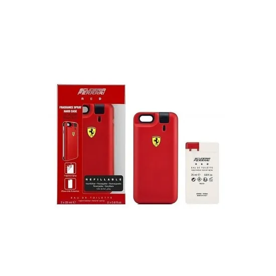 Ferrari Red Gift Set Eau De Toilette With IPhone 6 Case