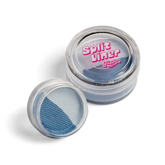 Glisten Cosmetics Mondays (grey & Dusty Blue) Split Liner