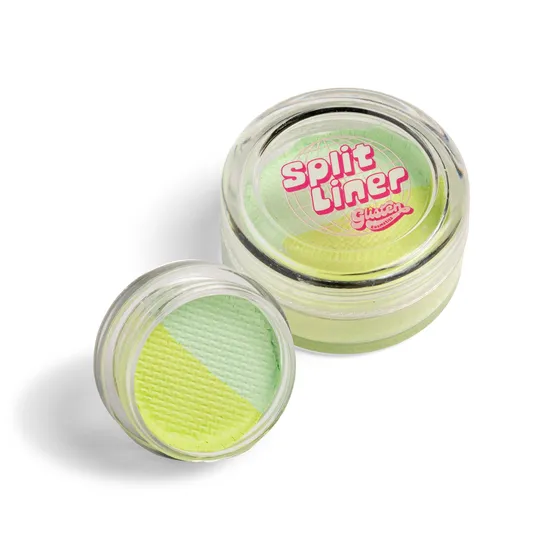 Glisten Cosmetics Green Tea Light Green & Turquoise Split Liner Eyeliner