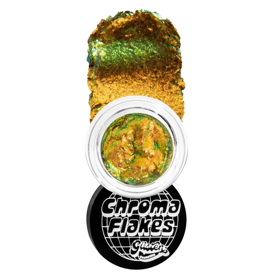 Glisten Cosmetics Gold Rush Chroma Flakes