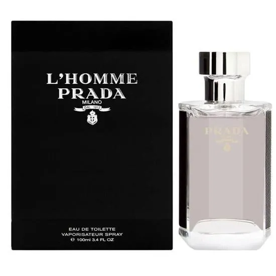 Prada Green/Amber L'homme Eau De Toilette 100Ml Spray - Image 13