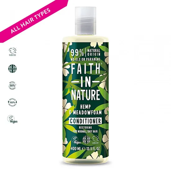 Faith in Nature Hemp & Meadowfoam Conditioner