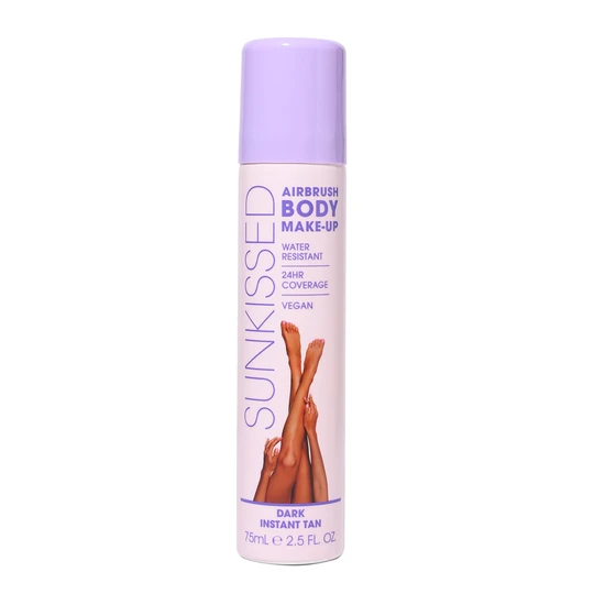 Sunkissed Airbrush Body Make-Up 75Ml - Dark - Image 2