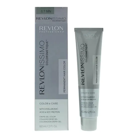 Revlon Revlonissimo Colorsmetique Permanent Hair Color 60ml - 6.7MN Dark Blonde - Image 4
