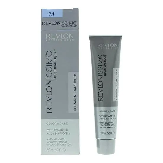 Revlon Revlonissimo Colorsmetique Hair Colour 60ml - 7.1 Ash Blonde - Image 3