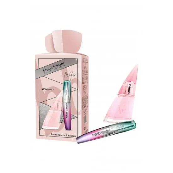 Bruno Banani Woman Gift Set 30ml Eau De Toilette + 11ml Wonder'Extension Mascara