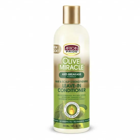 African Pride Olive Miracle Anti-breakage Hair & Scalp Strengthening Leave-in Conditioner
