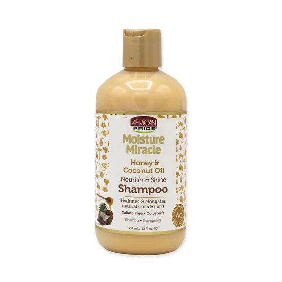 African Pride Moisture Miracle Honey & Coconut Oil Shampoo