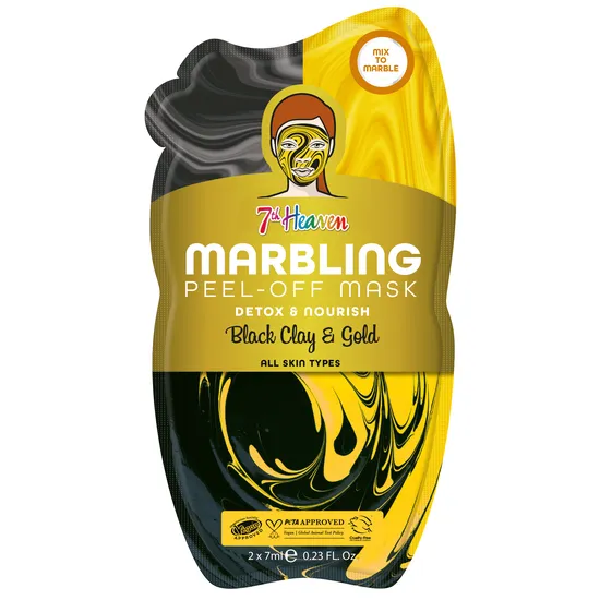 Montagne Jeunesse Black & Gold Marbling Peel-Off Masque