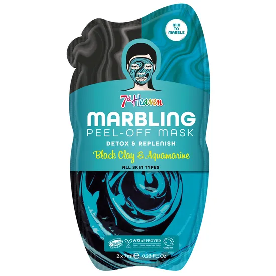 Montagne Jeunesse Black Clay & Aquamarine Marble Peel Off Mask