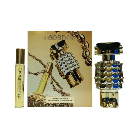 Paco Rabanne Fame Gift Set 80ml Eau De Parfum + 20ml Eau De Parfum