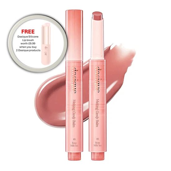 Dasique Melting Candy Balm Intensive Lip Balm With High Gloss Effect Shade 03 Rose Milk Tea 1.5 G - Image 2