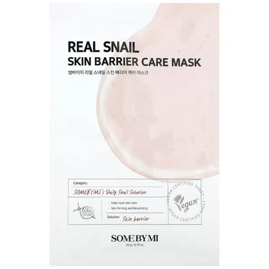 Some by Mi Real Snail Skin Barrier Care Sheet Mask