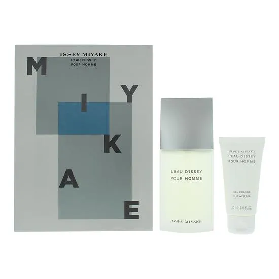 Issey Miyake L'Eau D'Issey Pour Homme Eau De Toilette 75ml + Shower Gel 50ml Gift Set For Him