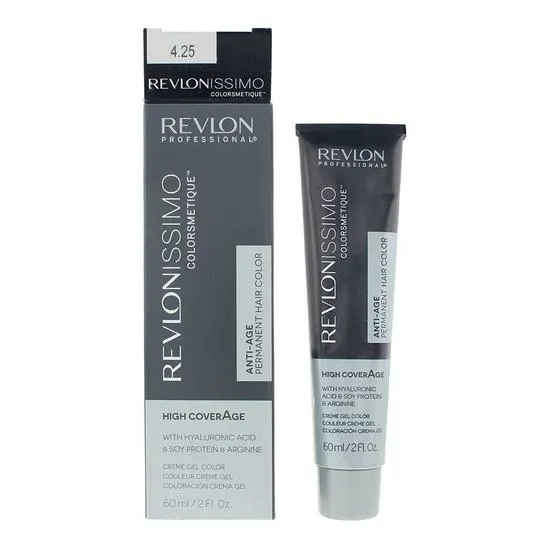 Revlon Revlonissimo Colorsmetique High Coverage - 4.25 Medium Chocolate Brown By For Unisex - 2 Oz Hair Color - Image 4