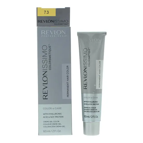 Revlon Golden Revlonissimo Colorsmetique 7.3 Blonde Hair Colour 60Ml - Image 4