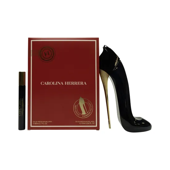 Carolina Herrera Good Girl Gift Set 80ml Eau De Parfum + 10ml Eau De Parfum