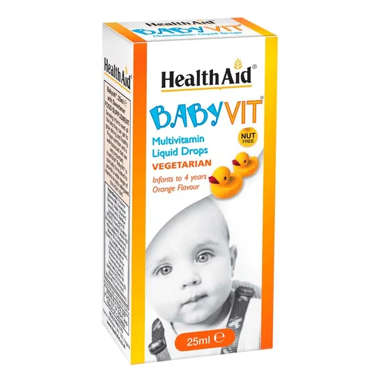 Health Aid BabyVit Drops Orange Flavour