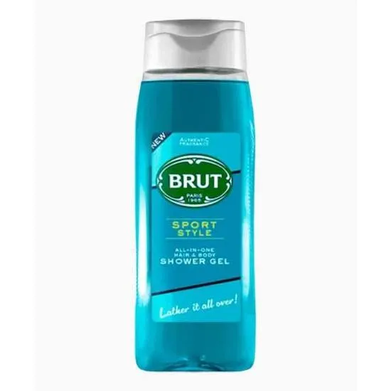 Brut Sport Style Hair & Body Shower Gel for Men 500ml - Pack of 6 - Image 8