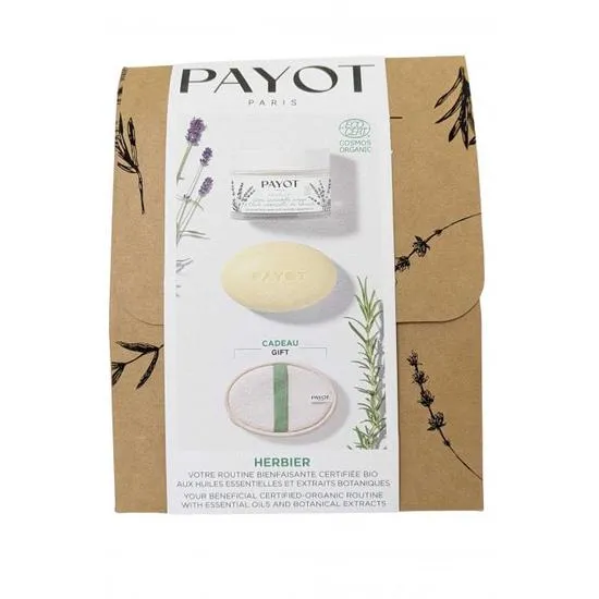Payot Paris Herbier Beneficial Organic Routine Set Face Cream + Massage Nourish Bar