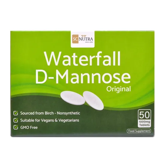 SC Nutra Waterfall D-Mannose 1000mg Tablets