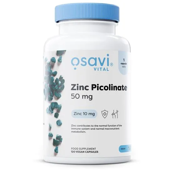 Osavi Zinc Picolinate, 50Mg - 120 Vegan Caps - Image 3