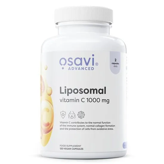 Osavi Liposomal Vitamin C – 120 Vegan Capsules | Liposomal Vitamin C (Liposovit®–C) for Enhanced Absorption | Supports Immune Function, Collagen Formation, and Energy Metabolism - Image 4