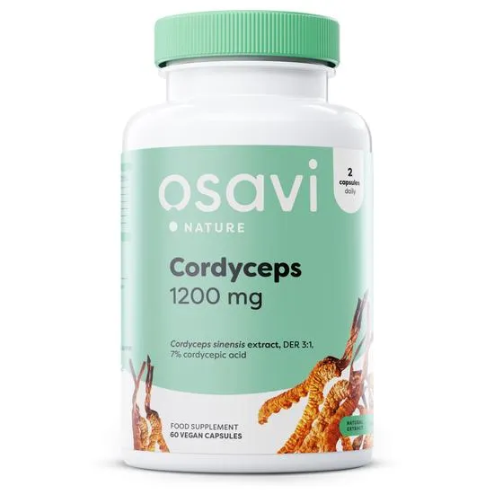 Osavi Cordyceps, 1200Mg - 60 Vegan Caps - Image 3