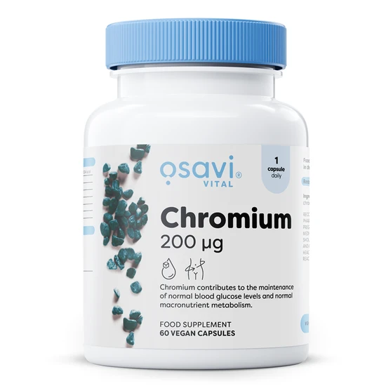 Osavi Chromium, 200Mcg - 60 Vegan Caps - Image 4