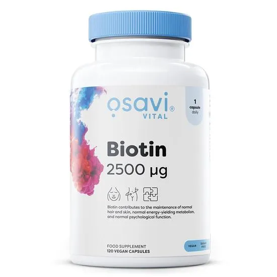 Osavi Biotin, 2500Mcg - 120 Vegan Caps - Image 4