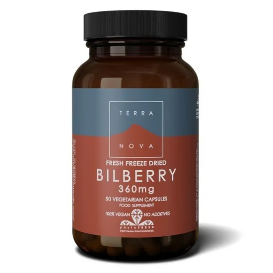 Terranova Bilberry 360mg Vegicaps