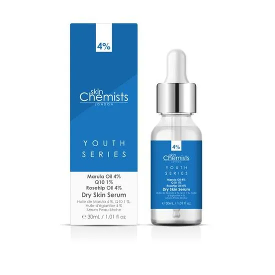skinChemists Dry Skin Marulua Oil 4%, Q10 1%, Rosehip Oil 4%