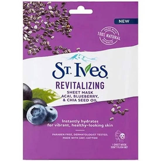 St. Ives Revitalising Acai Blueberry & Chia Seed Oil Mask