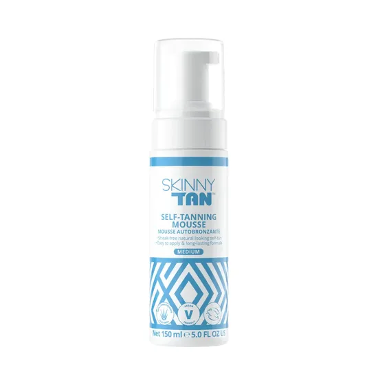 Skinny Tan (DZMO150S) Self-Tanning Mousse with Skin Smoothing Oils, 150ml - Image 9