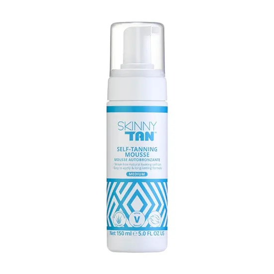 Skinny Tan (DZMO150S) Self-Tanning Mousse with Skin Smoothing Oils, 150ml - Image 7