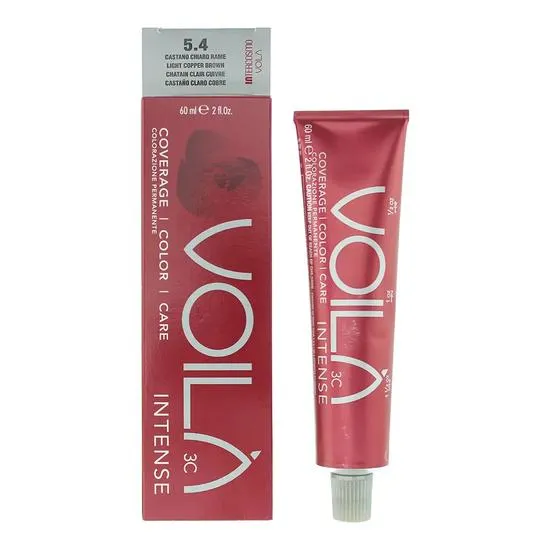 Women's Intercosmo Voilà 3C Intense Copper Hair Colour 60Ml Light/Brown Size 5.4 - Image 4